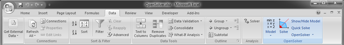 microsoft excel data analysis solver mac